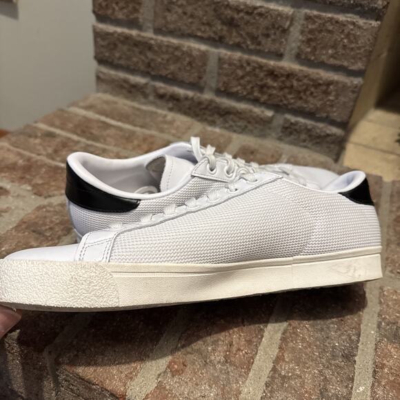 Adidas Originals Unisex Rod Laver Trainer Shoes Sneakers White Black Retro Sz 9 - Picture 6 of 16